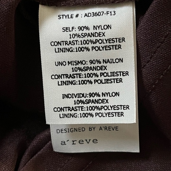 NWT Anthropologie A’reve Lace Romantic Dress Teal Brown Long Sleeve Size Small - Picture 11 of 16